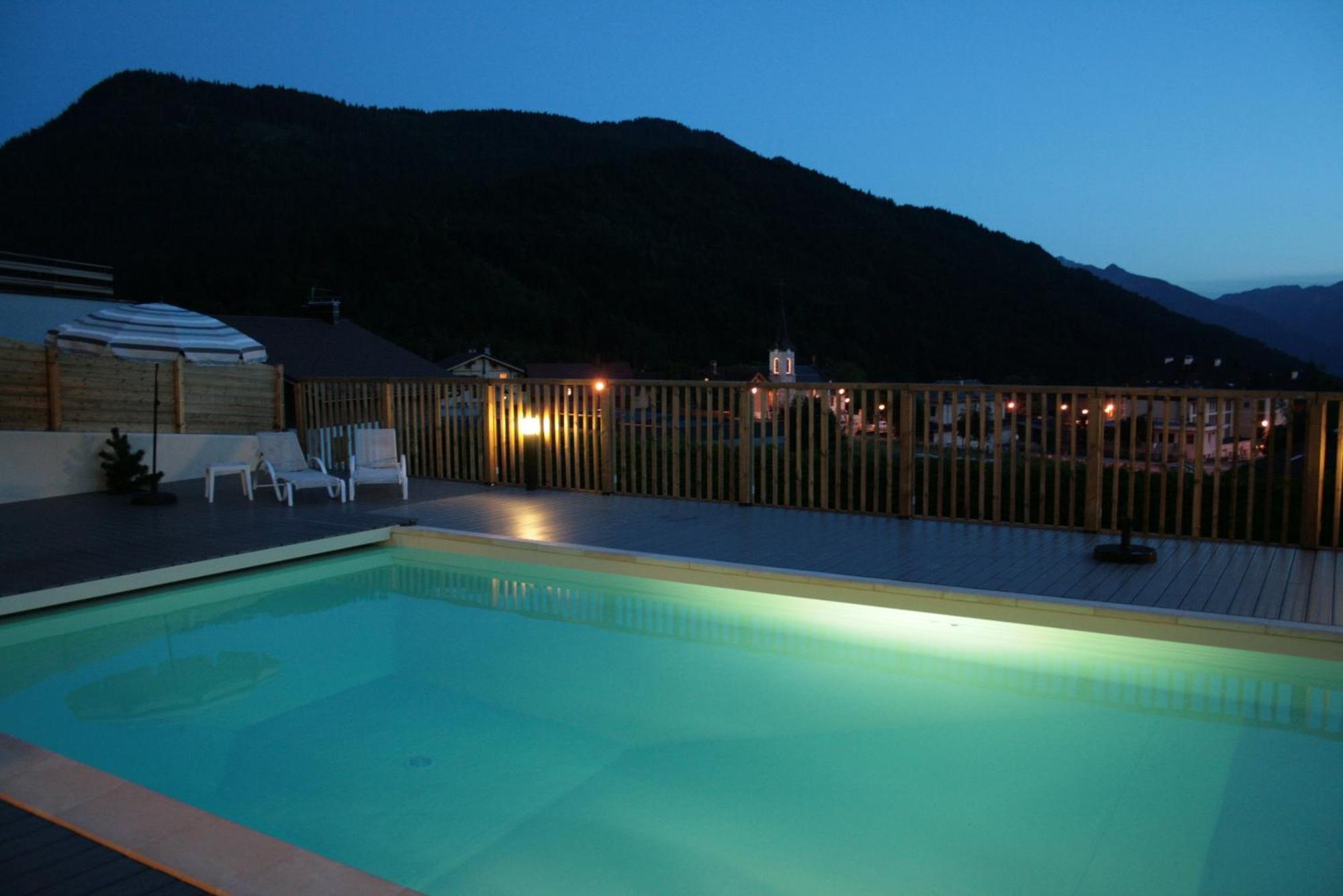 Logis Hotel&Spa Beau-Site Saint-Jean-de-Sixt Exterior foto