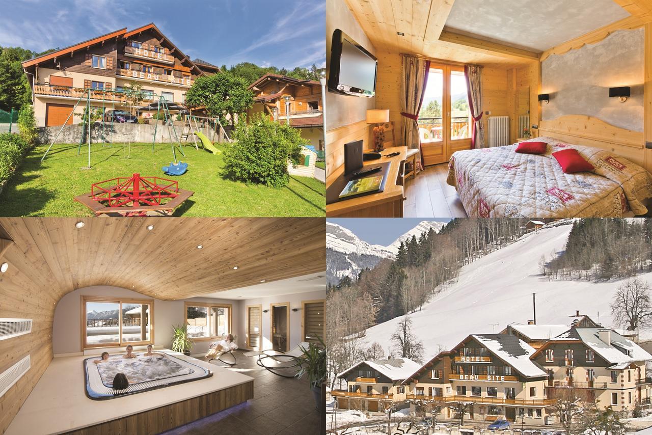 Logis Hotel&Spa Beau-Site Saint-Jean-de-Sixt Exterior foto