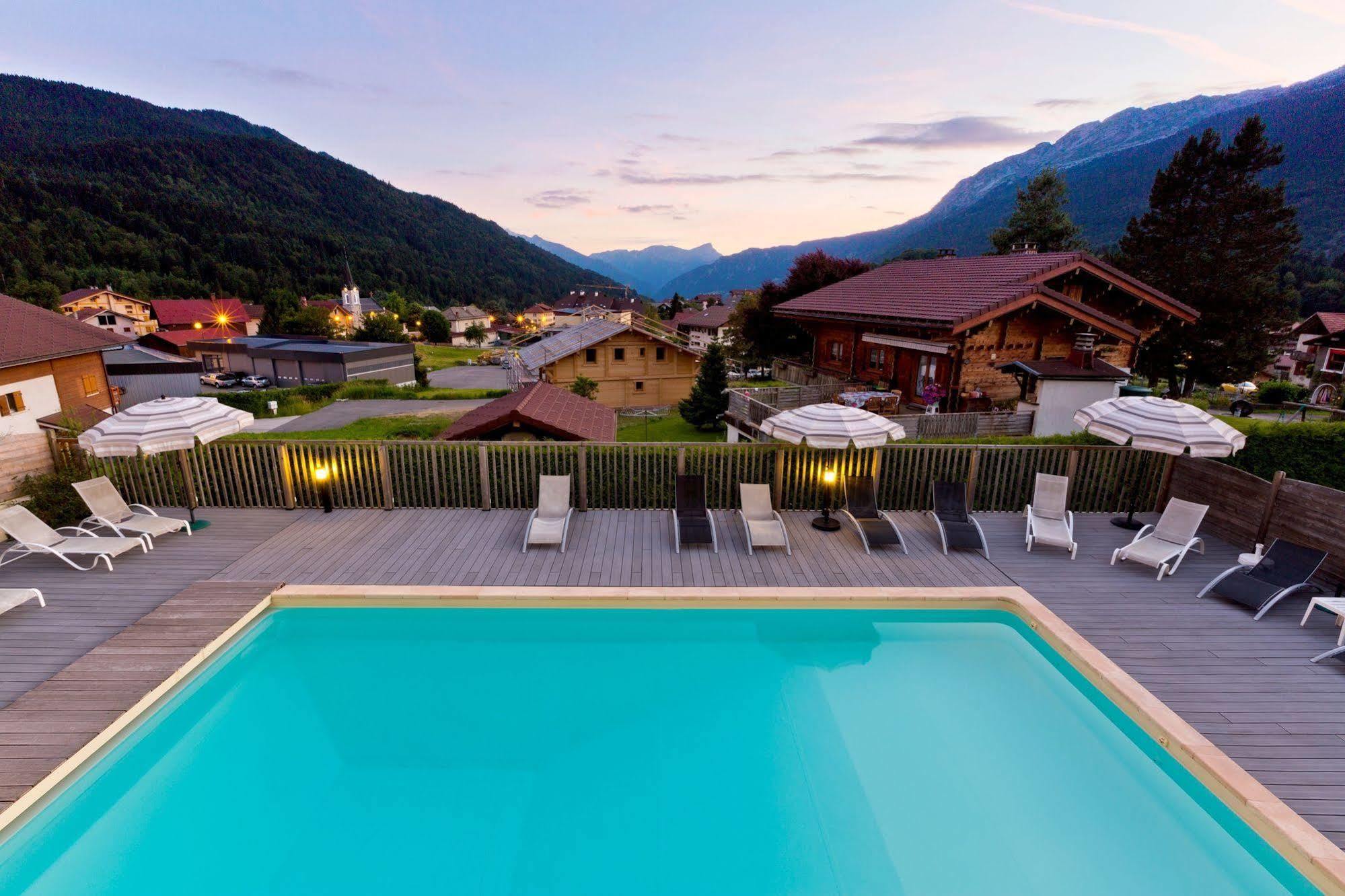 Logis Hotel&Spa Beau-Site Saint-Jean-de-Sixt Exterior foto